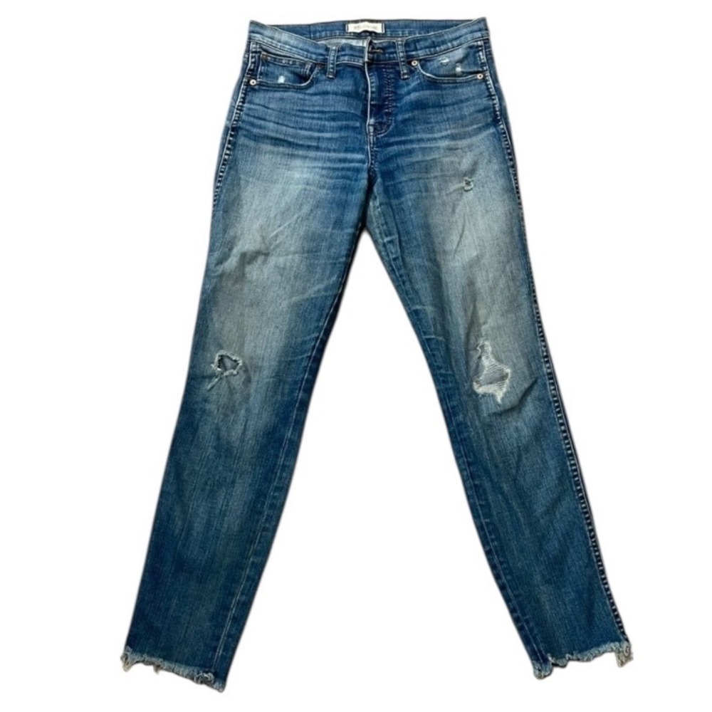 Madewell‎ Womens Jeans Distressed Raw Hem Medium Wash Denim Size 26
